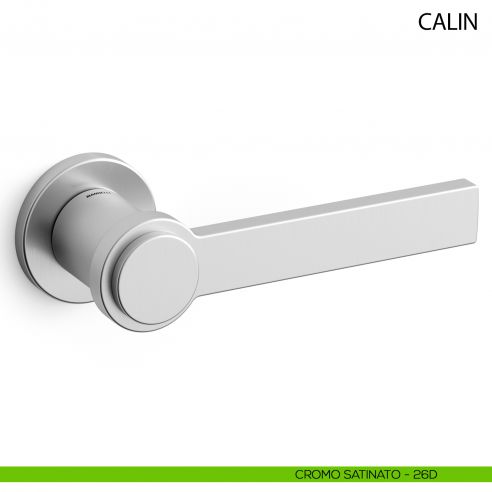 Maniglia per porta Calin Mandelli - cromo satinato - 26D