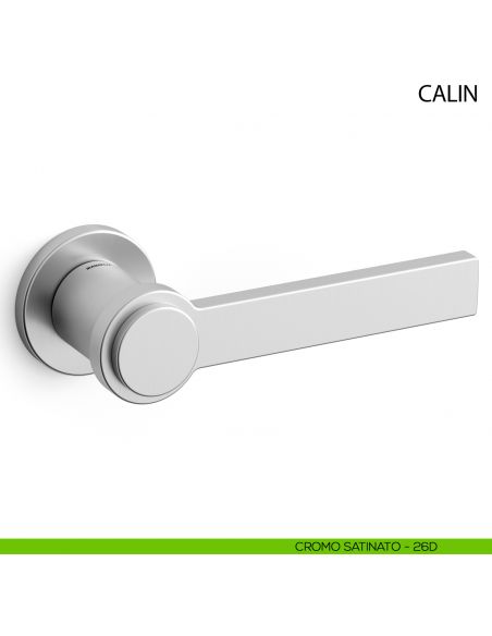 Maniglia per porta Calin Mandelli - cromo satinato - 26D