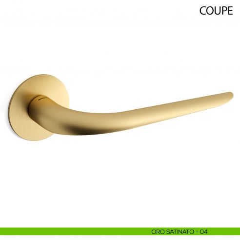 Maniglia per porta Coupe Mandelli - oro satinato - 04