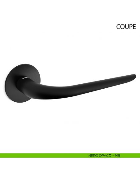 Maniglia per porta Coupe Mandelli - nero opaco - MB