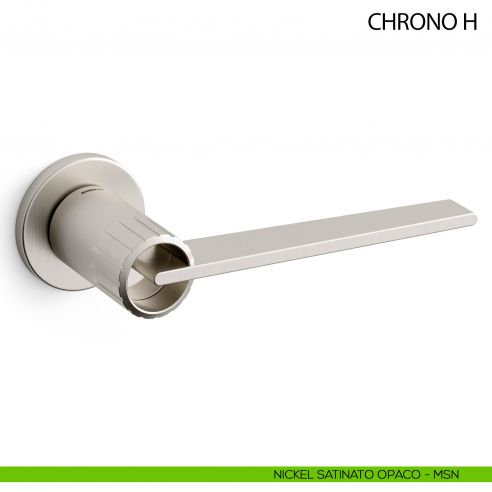 Maniglia per porta Chrono H Mandelli - nickel satinato opaco - MSN