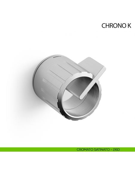 Maniglia per porta Chrono K Mandelli girevole - cromo satinato - 26D