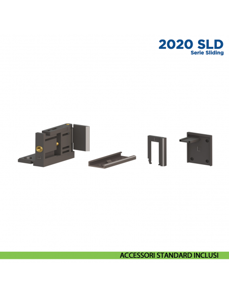 Paraspifferi per porta Scorrevole Comaglio 2020 SLD serie Sliding - accessori standard inclusi