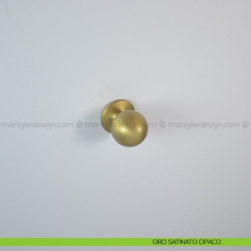 Pomello per mobile Confalonieri LIB0001 oro satinato