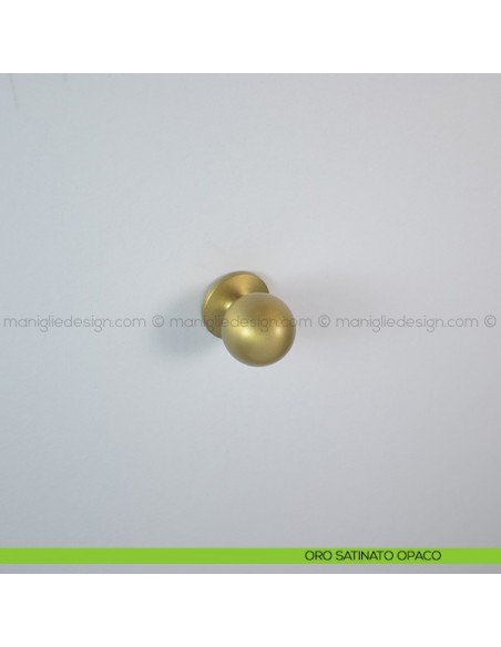 Pomello per mobile Confalonieri LIB0001 oro satinato