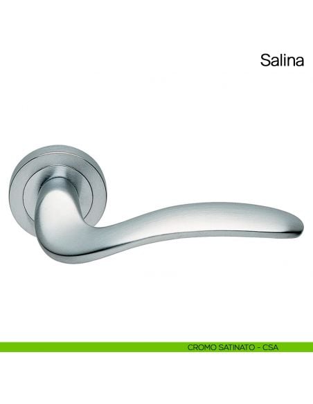 Maniglia per porta Salina Manital cromo satinato