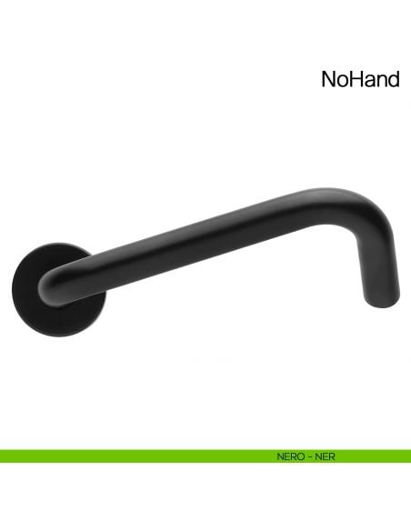 Maniglia per porta NoHand Manital acciaio inox nero
