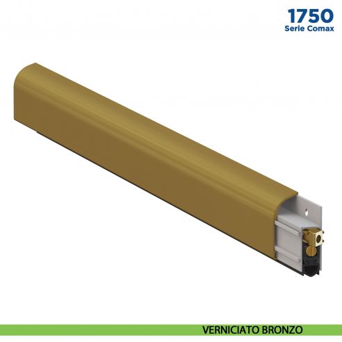 Paraspifferi COMAX Doppia Regolazione - Per Porte Legno E Alluminio - Colore Marrone - Regolabile 83-93cm