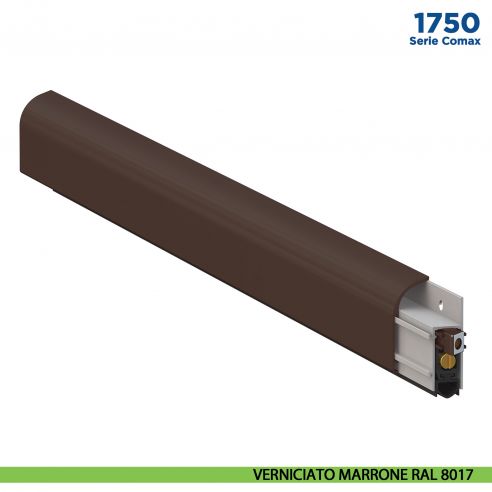 Paraspifferi esterno per porta Comaglio 1750 serie Comax fai da te - verniciato marrone RAL 8017