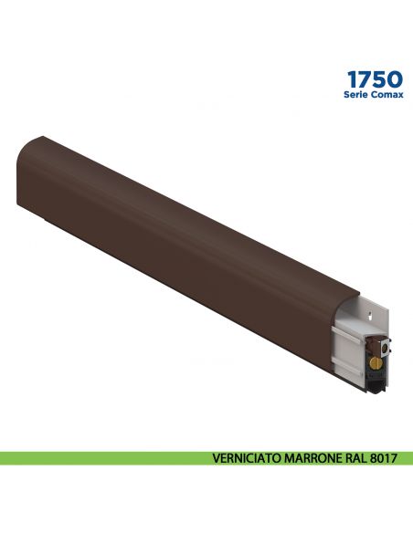 Paraspifferi esterno per porta Comaglio 1750 serie Comax fai da te - verniciato marrone RAL 8017