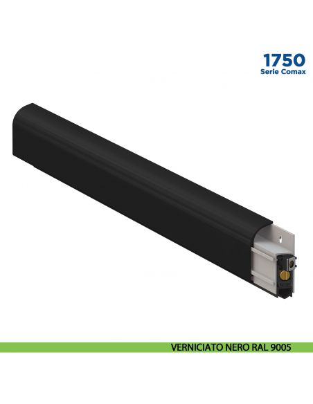 Paraspifferi esterno per porta Comaglio 1750 serie Comax fai da te - verniciato nero RAL 9005