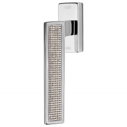 Maniglia Swarovski per finestra martellina DK antintrusione Riflesso Mesh Linea Calì