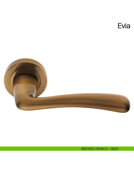Maniglia per porta Evia Manital bronzato
