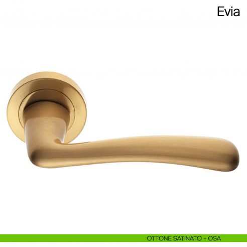 Maniglia per porta Evia Manital ottone satinato