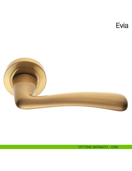Maniglia per porta Evia Manital ottone satinato