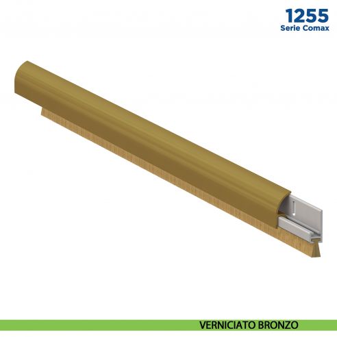 Paraspifferi fisso esterno per porta Comaglio 1255 serie Comax fai da te - verniciato bronzo