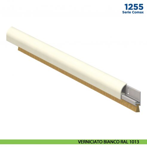 Paraspifferi fisso esterno per porta Comaglio 1255 serie Comax fai da te - verniciato bianco RAL 1013