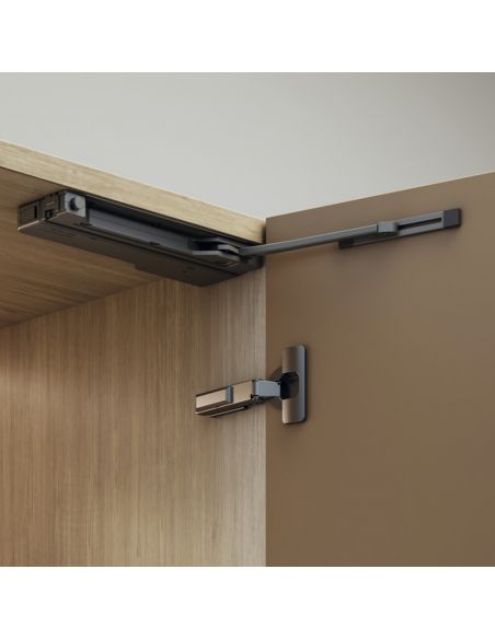 Meccanismo One Touch Hafele per ante con apertura push-to-open e chiusura soft closing