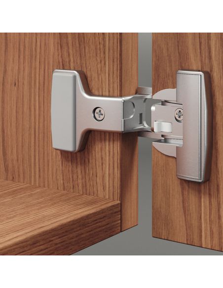 Cerniera per mobile da ufficio Hafele Aximat 100 SM per montaggio ad angolo foro diametro 35 mm