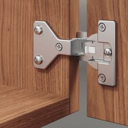 Cerniera per mobile da ufficio Hafele Aximat 100 A per montaggio doppio foro diametro 35 mm 2