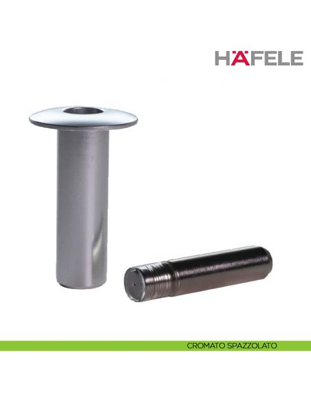 Fermaporta magnetico invisibile a pavimento Hafele - cromato spazzolato