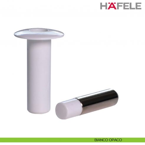 Fermaporta magnetico invisibile a pavimento Hafele - bianco opaco