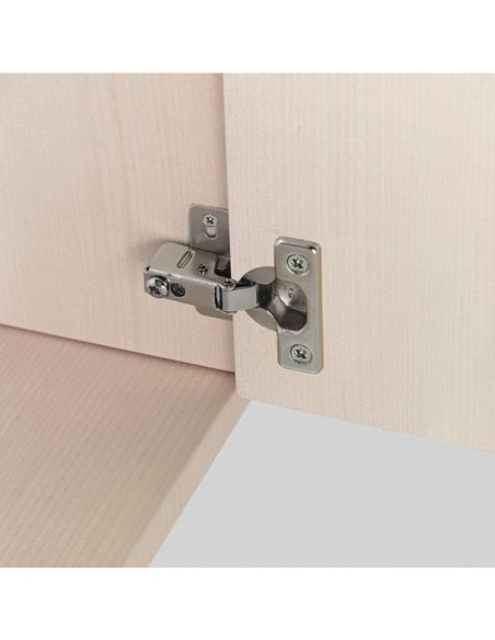 Cerniera a braccio corto Hafele per ante sottili per camper e caravan apertura 95 gradi