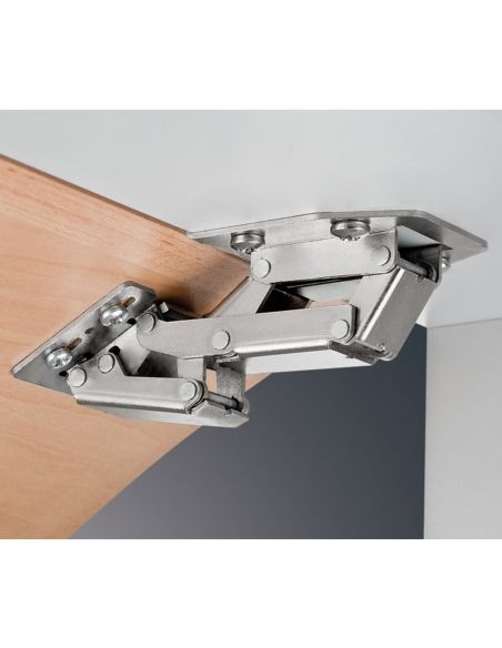 Cerniera Hafele CH 300 per anta a ribalta fino a 2,1 kg per camper e caravan apertura 90 gradi