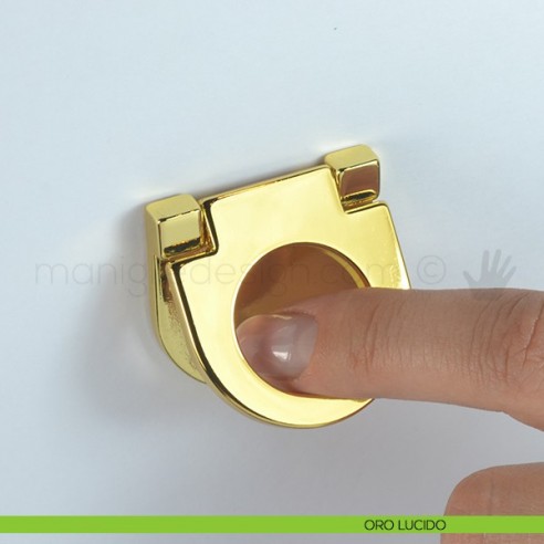 Maniglia per mobile Estamp 3262 oro lucido