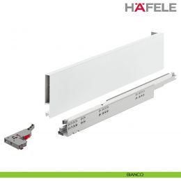 Kit cassetto ammortizzato Hafele Matrix Box Slim A portata 30 kg altezza spondina 89 mm uscita totale Syncro 3D 2