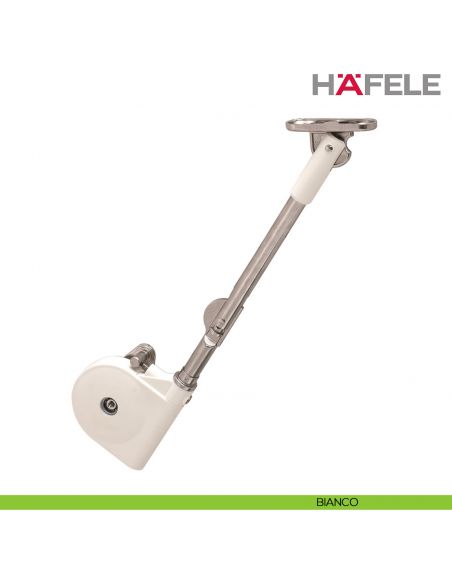 Supporto per anta a ribalta in legno verso l'alto Hafele con snodo angolo di apertura 90° - bianco