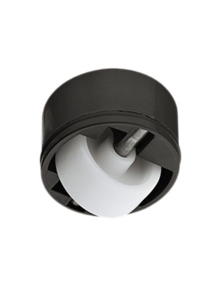 Ruota da incasso per mobili Hafele diametro 36 mm portata 50 kg superficie di scorrimento dura