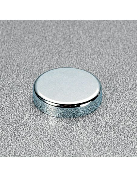 Placchetta copriscatolina tonda cromata Salice P2CTA06 per cerniera per anta in vetro