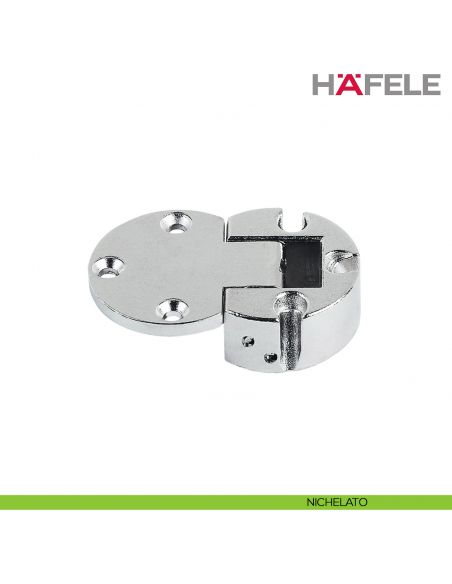 Cerniera per ante a ribalta in legno Hafele Plano-Medial angolo di apertura 90 gradi - nichelato