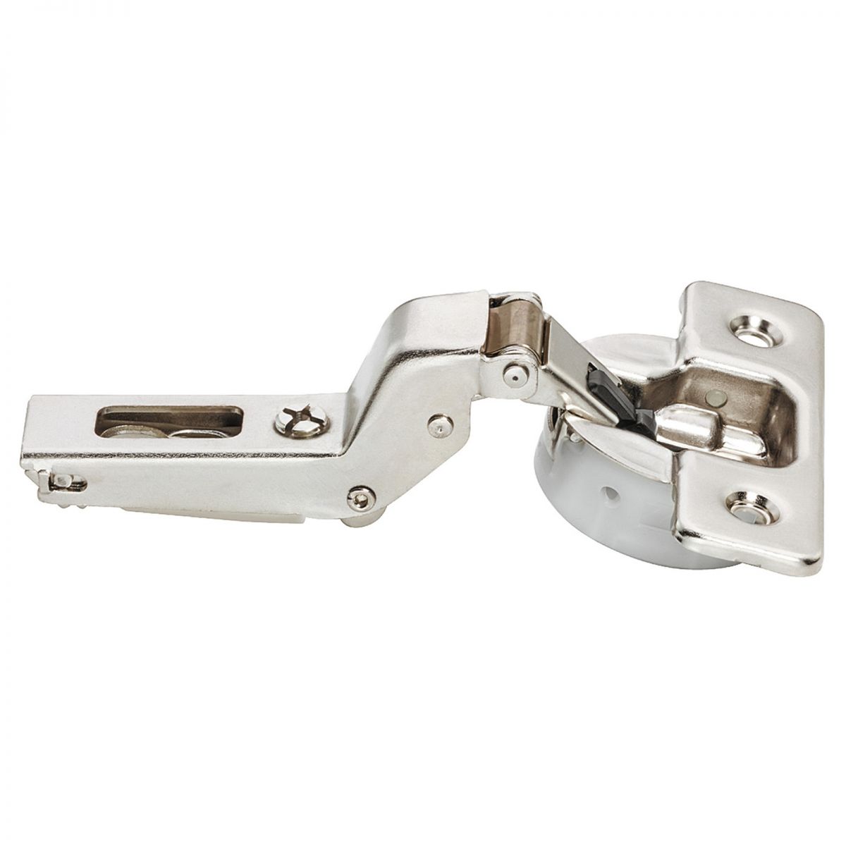 Cerniera A Collo 0 Bassa 110&deg; Per Ante - Foro 35mm Con Basetta In Legno