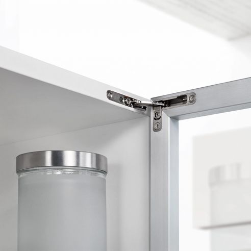 Cerniera invisibile Salice Air ammortizzata CEL6XE9XXV apertura 105 gradi finitura nichel