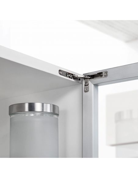 Cerniera invisibile Salice Air ammortizzata CEL6XE9XXV apertura 105 gradi finitura nichel