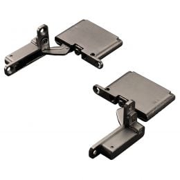 Cerniera invisibile Salice Air Push CELPX66XXV apertura 105 gradi finitura titanio