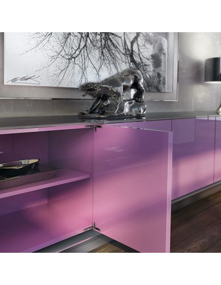 Cerniera invisibile Salice Air Push CELPX66XXV apertura 105 gradi finitura titanio