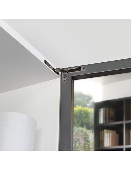 Cerniera invisibile Salice Air Push CELPX66XXV apertura 105 gradi finitura titanio