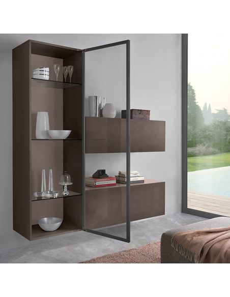 Cerniera invisibile Salice Air Push CELPX66XXV apertura 105 gradi finitura titanio