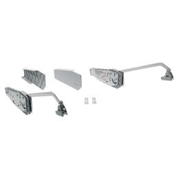 Guarnitura per anta pieghevole Hafele Free Fold altezza mobile 650-730 mm