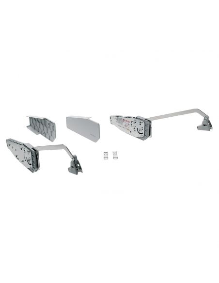 Guarnitura per anta pieghevole Hafele Free Fold altezza mobile 650-730 mm