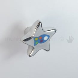 Pomello per mobile Estamp stella con pesce 5601