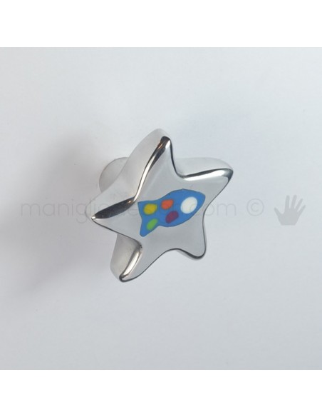 Pomello per mobile Estamp stella con pesce 5601