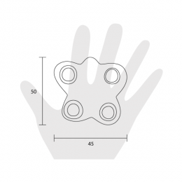Pomello per mobile Estamp farfalla 5602 2