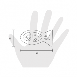 Pomello per mobile Estamp pesce 5603 2