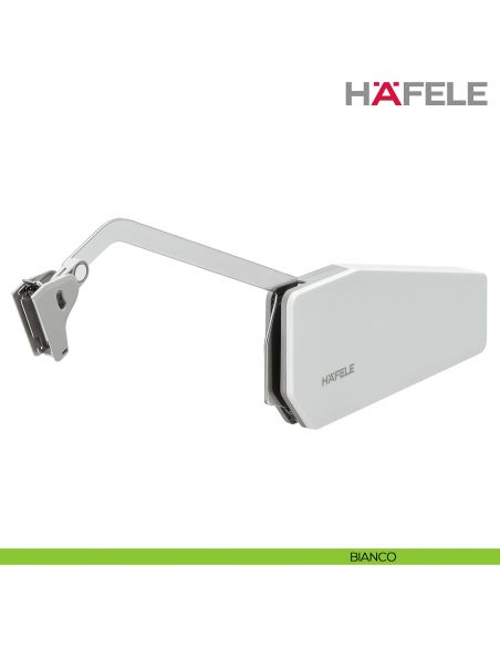 Guarnitura per anta pieghevole Hafele Free Fold altezza mobile 1000-1040 mm - bianco