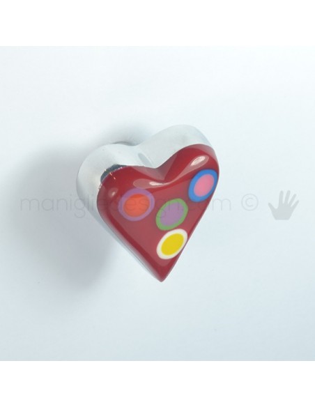 Pomello per mobile Estamp Cuore 5605