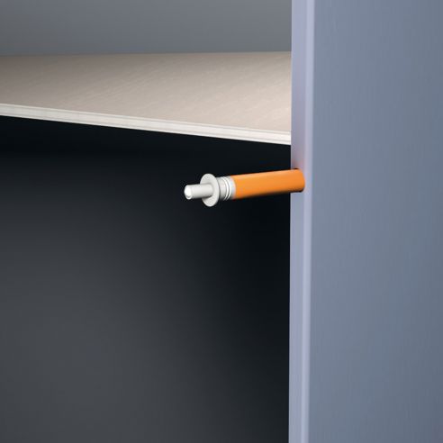 Ammortizzatore per anta Salice Smove D005SNG per il montaggio nel fianco opposto al lato cerniera